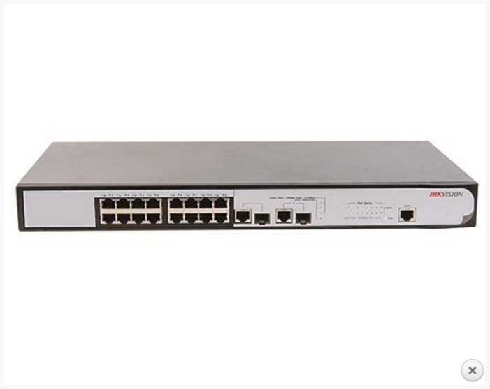 DS-3E2318-H 海康威视POE二层接入交换机