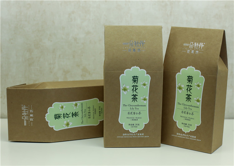 牡丹花茶菊花茶组合茶袋泡茶30g纸盒装