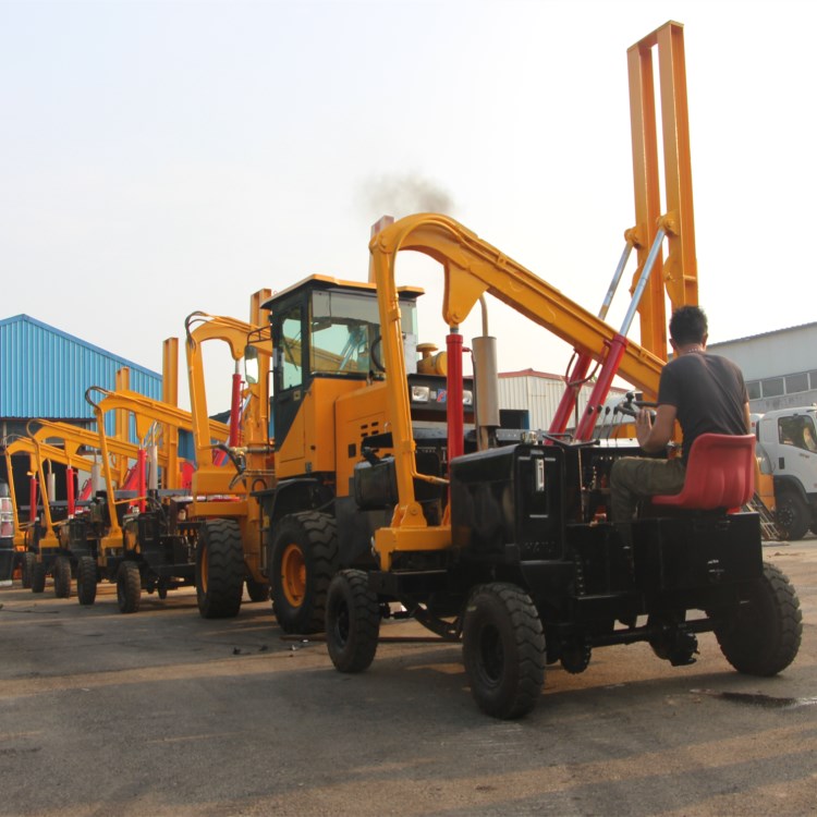 山东彤昭护栏打桩机 护栏钻孔机 公路打桩
