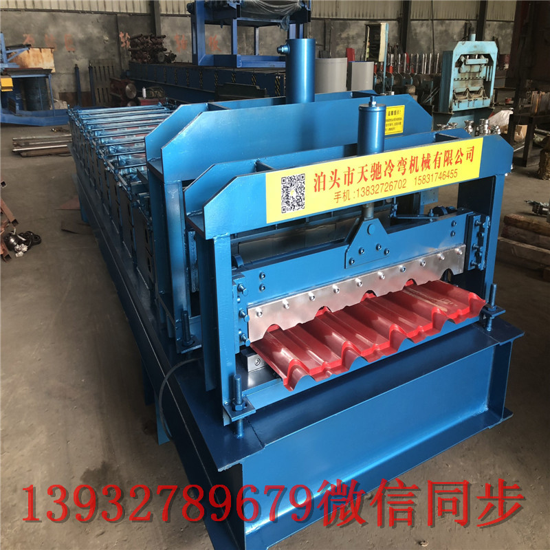 800型仿古琉璃瓦压瓦机