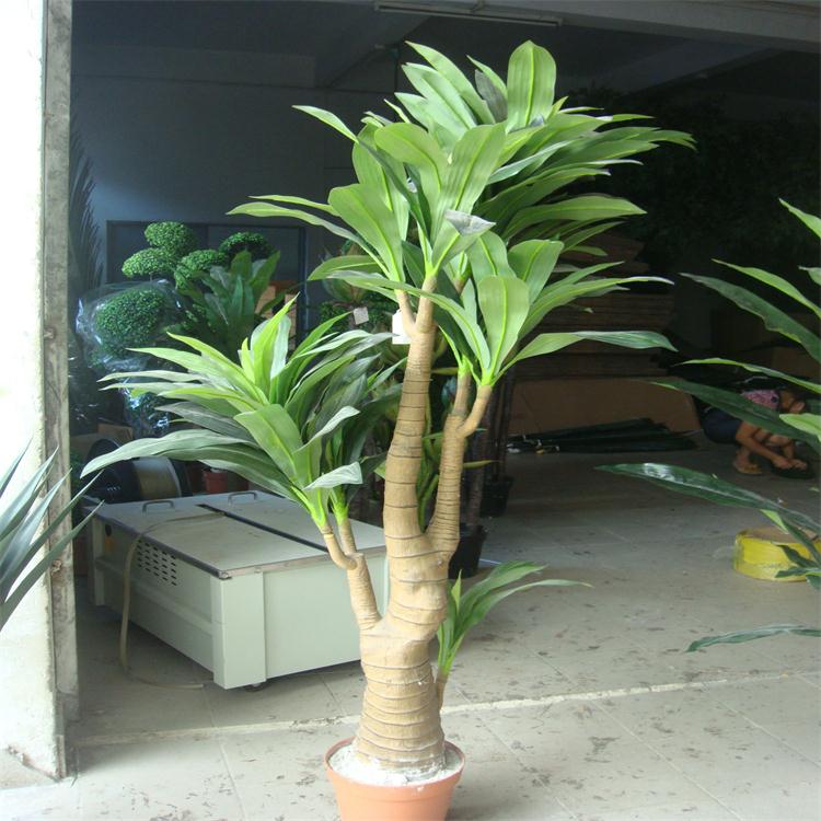 仿真盆栽巴西铁树 富贵巴西叶室内绿植盆景