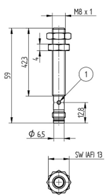wenglor威格勒I08H005电感式传感器文件及图纸
