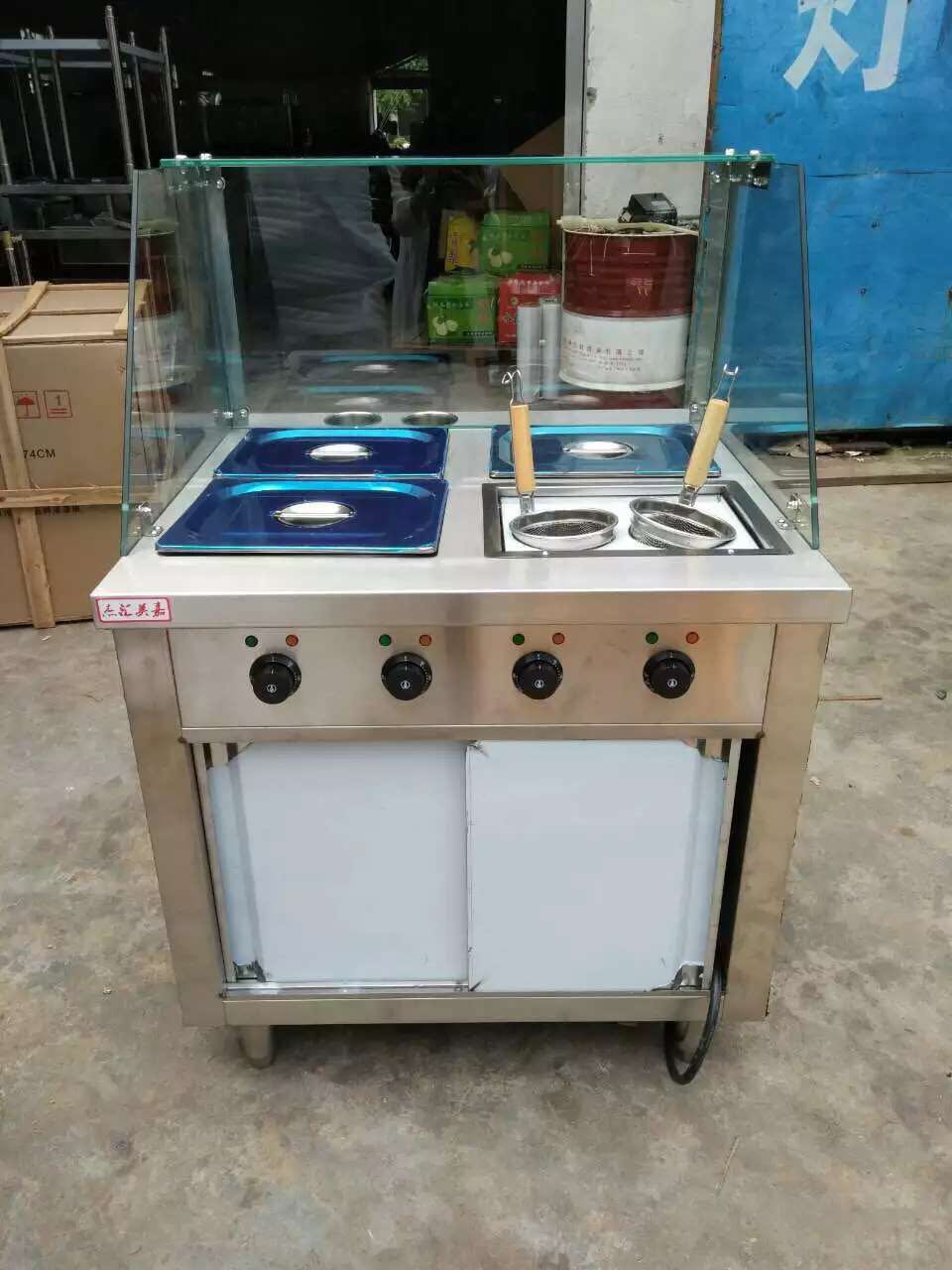 深圳不锈钢餐车定做小吃车定做