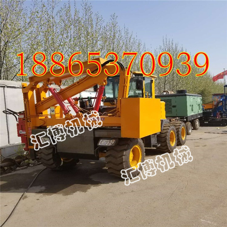 高速公路护栏打桩机哪里有卖的 护栏立柱打
