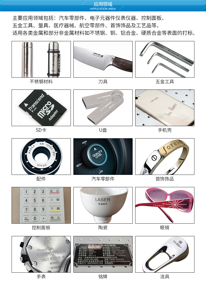 SZMFP-20W光纤激光打标机