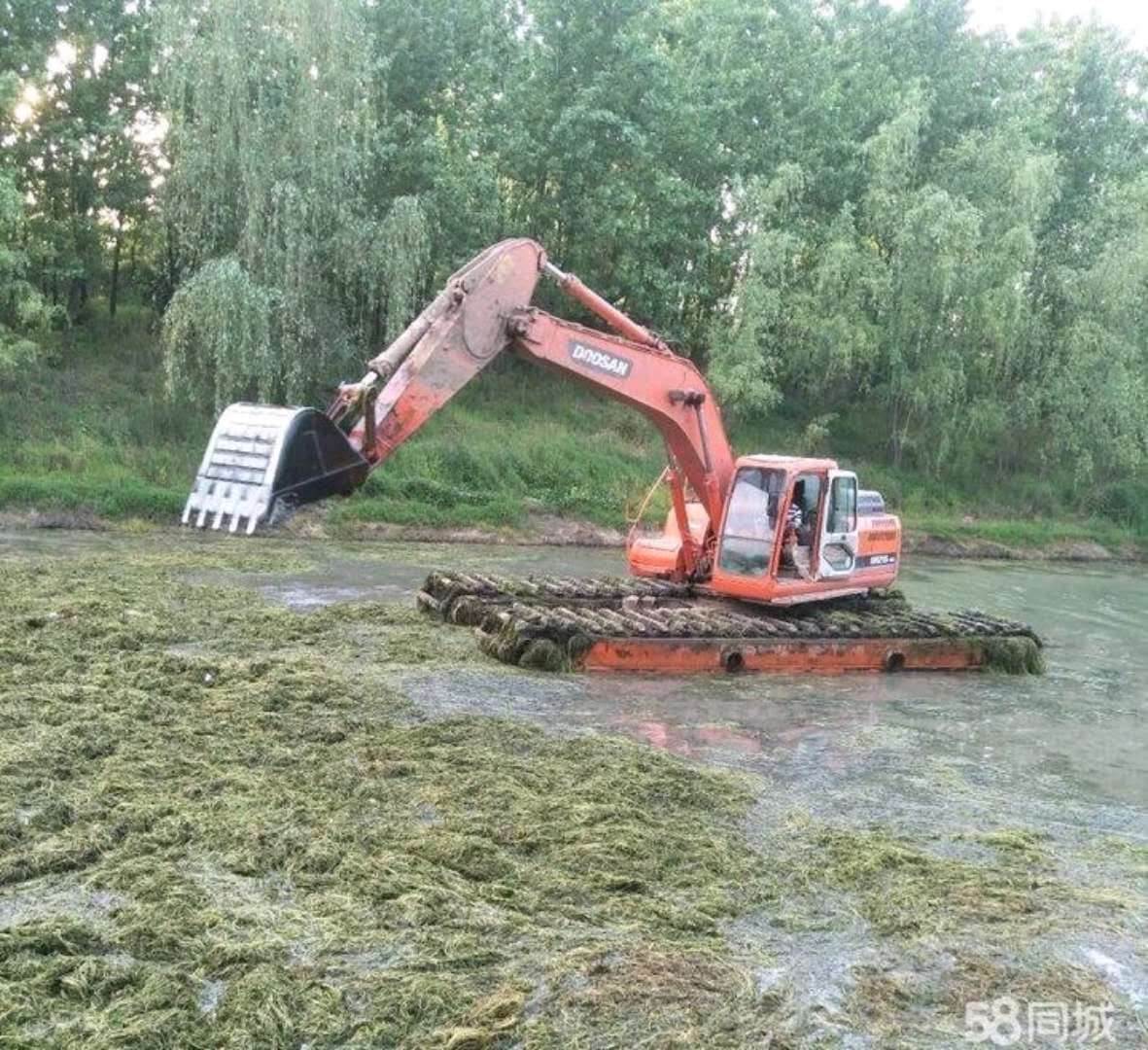 黄石水陆两用挖掘机出租价格
