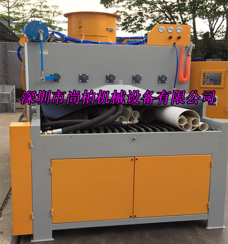 非标定做打砂机贝壳自动喷砂机流水线除锈