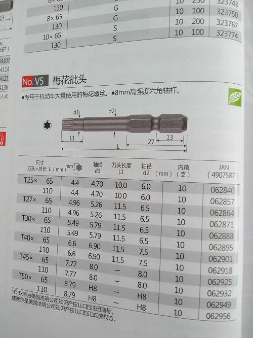 日本vessel梅花批头n