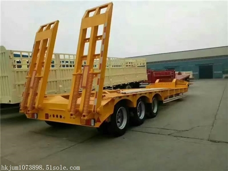 9.5米低平板拖板车 裸车报价及上户手续