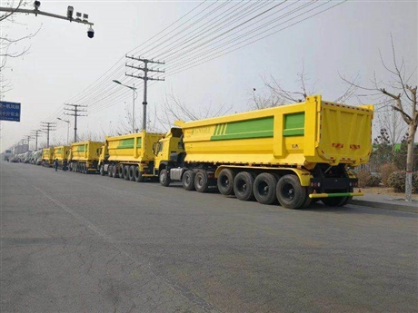 打造8米平板后翻半挂车梦想卡车