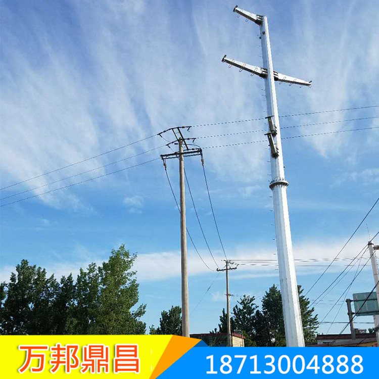 抚顺66kv-35kv钢管杆 钢杆