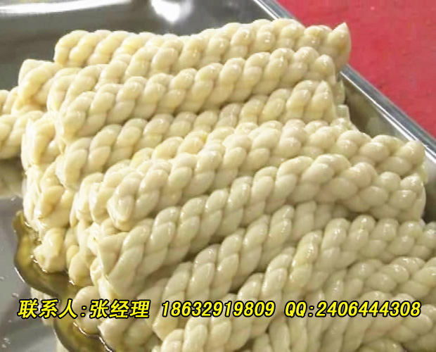 朔州小型不锈钢麻花成型机可自动淋油切断