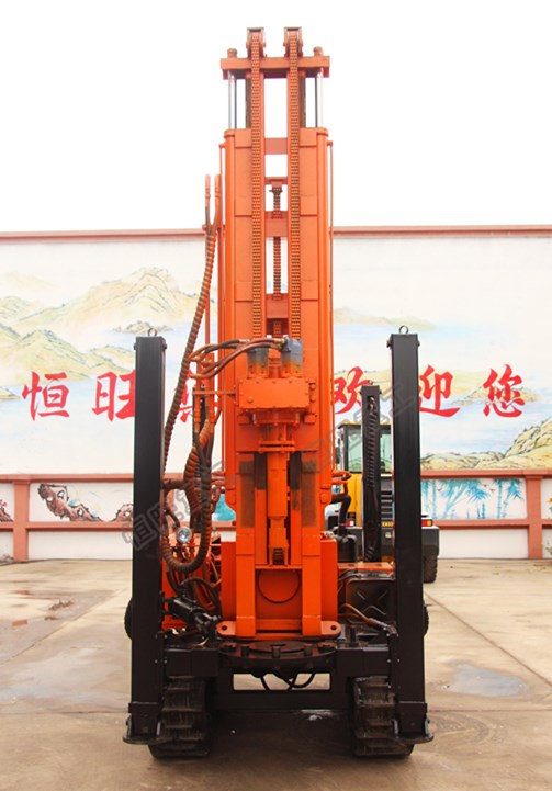 小型家用水井钻机HQZ150履带气动钻机