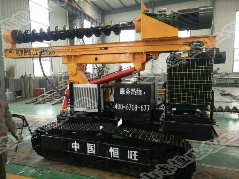 气动光伏打桩机工程建筑专用的桩工机械低价