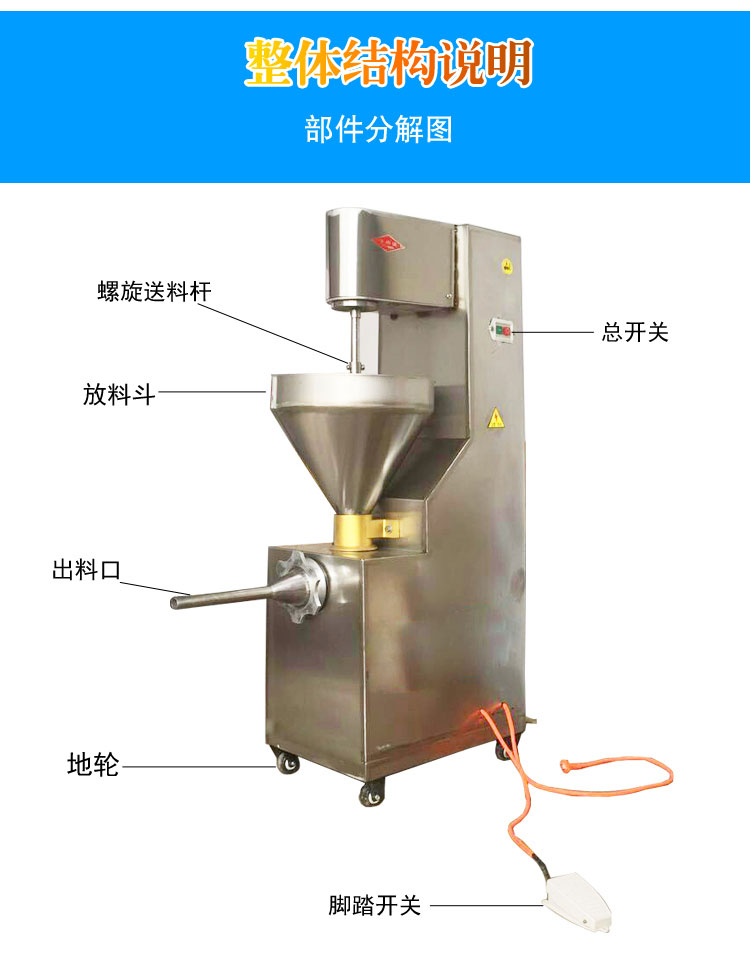全自动灌肠机小型批发加工专用
