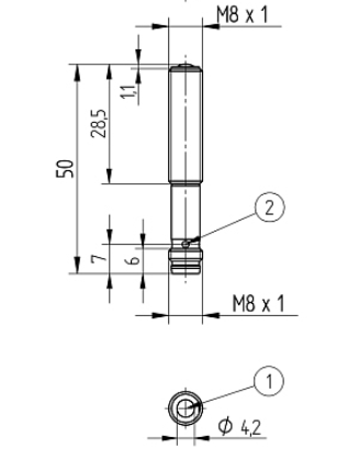 持久耐用型wenglor威格勒EB77VB7对射式传感器