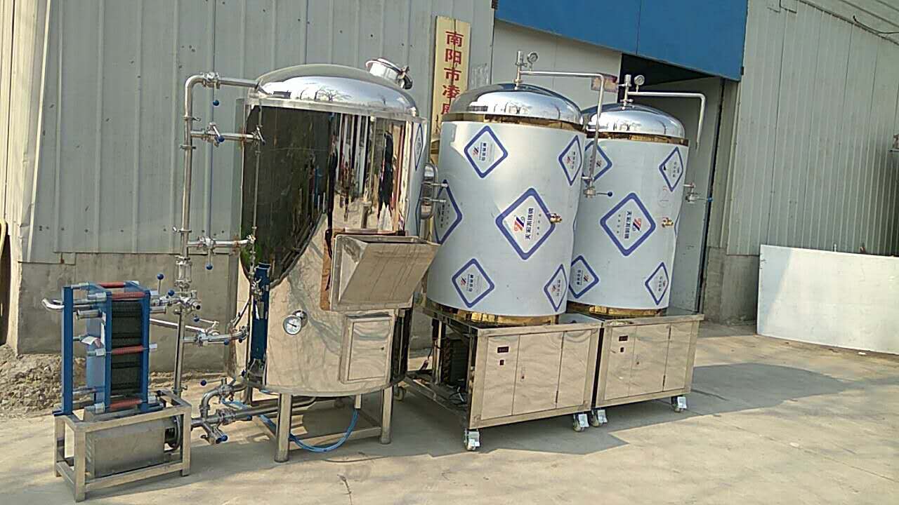 凌威啤酒设备日产小型家庭自酿啤酒机精酿