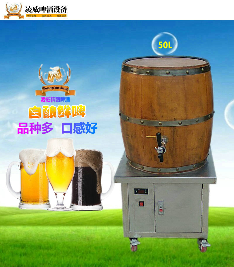 啤酒设备50升小型家庭自酿扎啤机精酿啤酒
