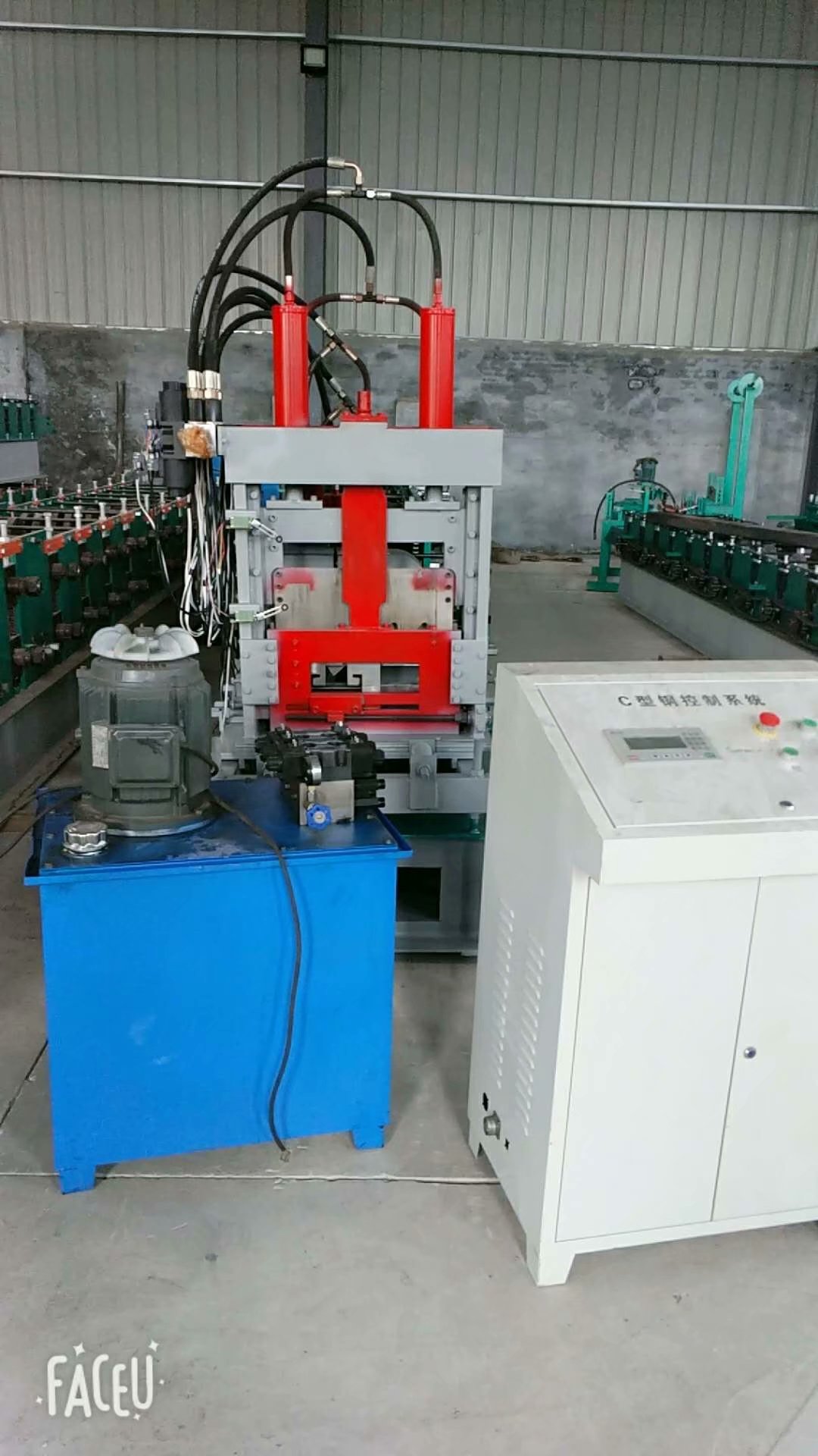 小型c型钢机价格加工生产c型钢设备厂家