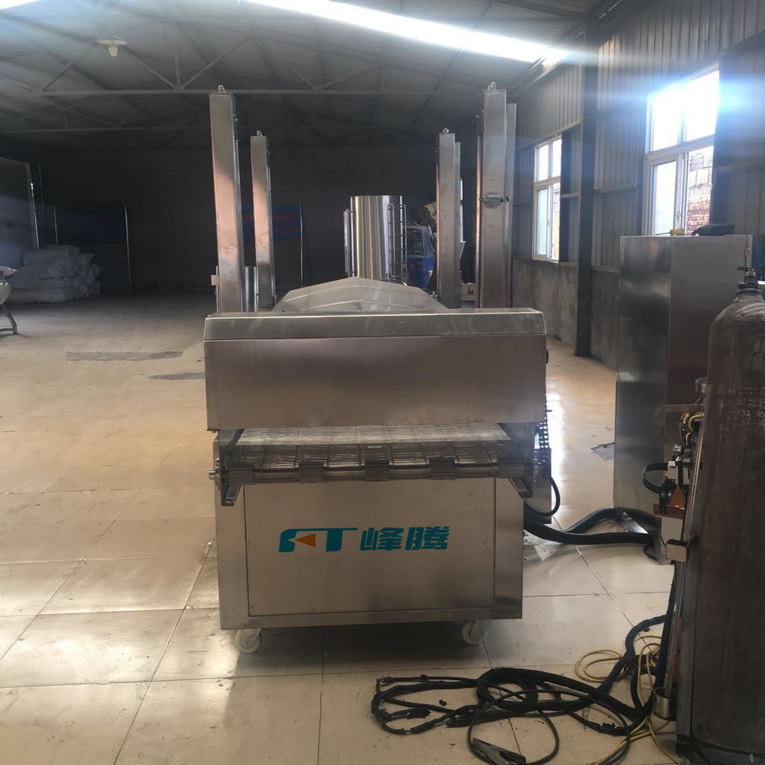 峰腾FTL-5500全自动薯片油炸机流水