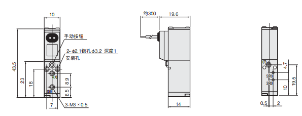 小金井KOGANEI先导式电磁阀010-4E1结构简图