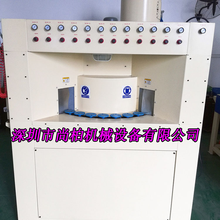 深圳转盘式自动喷砂机厂家PLC电气控制