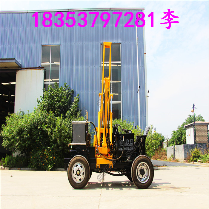 小四轮护栏打桩机  全液压公路打桩机