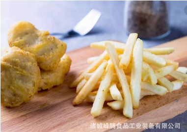 峰腾FTL-自动控温薯条油炸机生产线