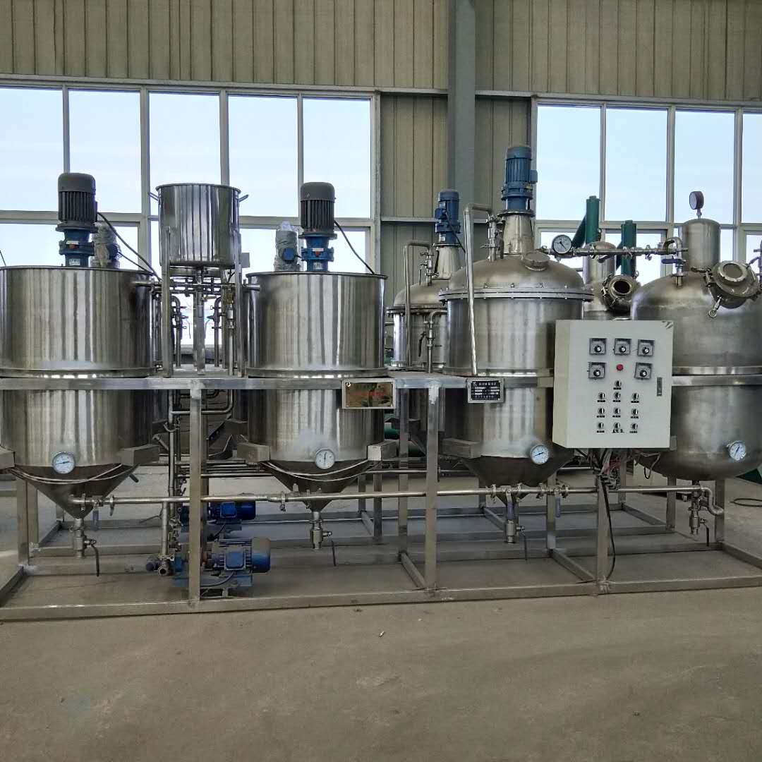 小型精炼油机 三罐装精炼机 油坊专用
