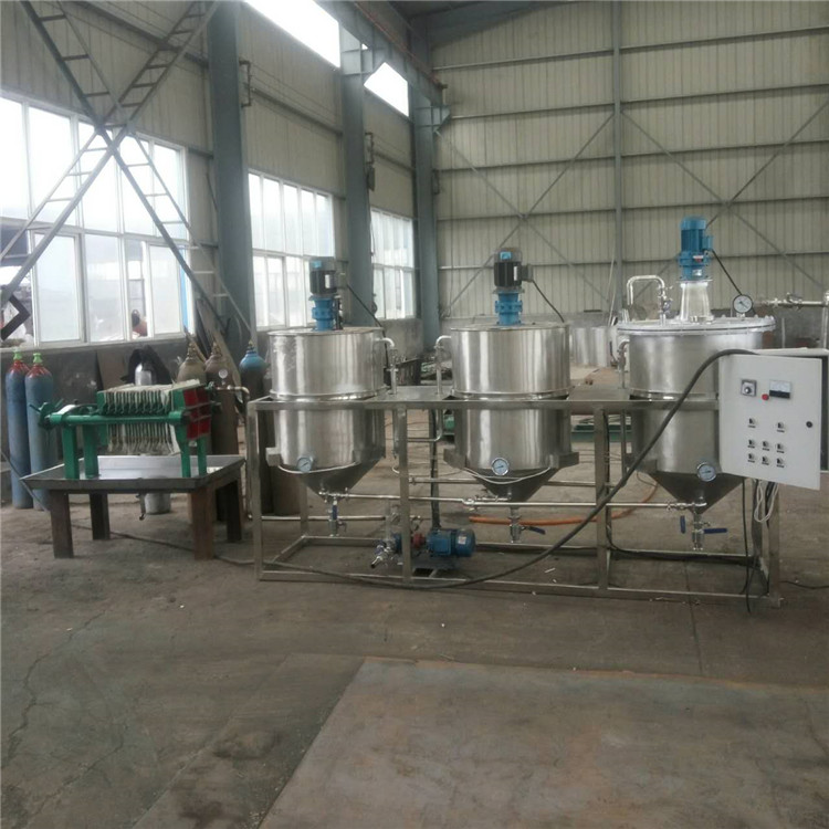 小型精炼油机 三罐装精炼机 油坊专用