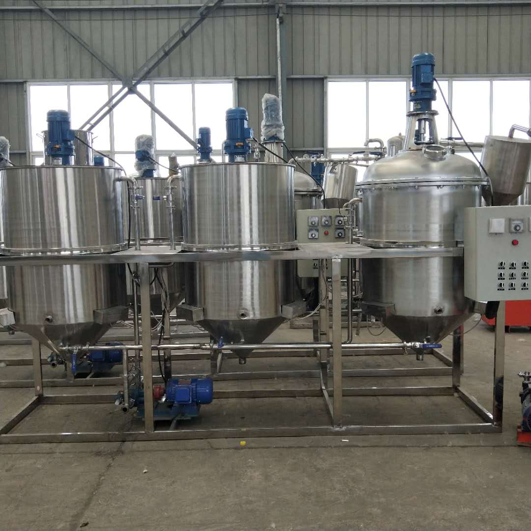 小型精炼油机 三罐装精炼机 油坊专用