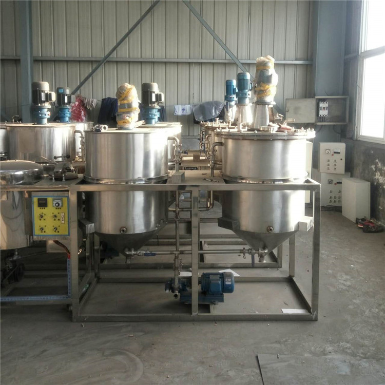 小型精炼油机 三罐装精炼机 油坊专用