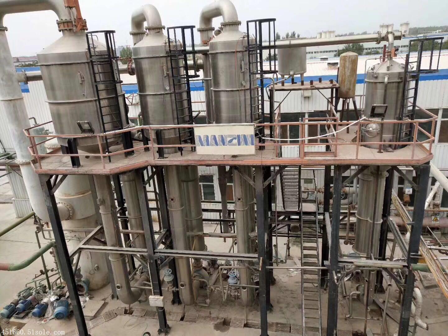 回收二手三效强制循环结晶蒸发器