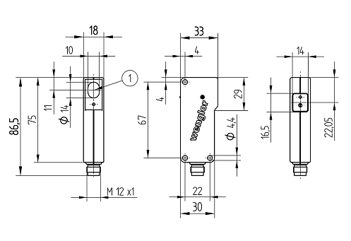 威格勒WENGIOR安全对射式传感器安装指南SL2-00NE000H3