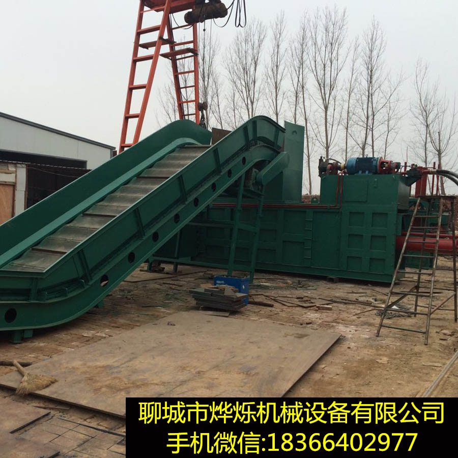 160型废纸废饮料瓶卧式打包机