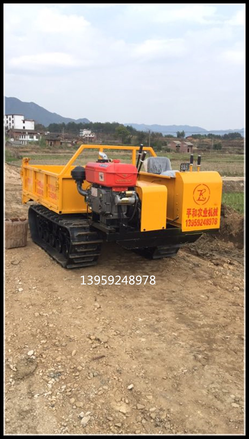 履带装载机械小型运输车工程搬运车柴油动机