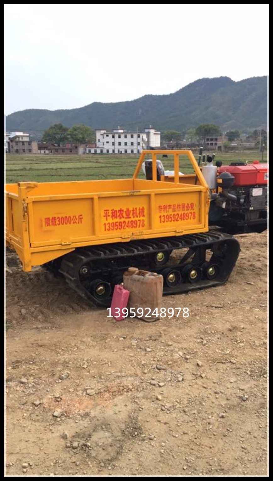 履带装载机械小型运输车工程搬运车柴油动机