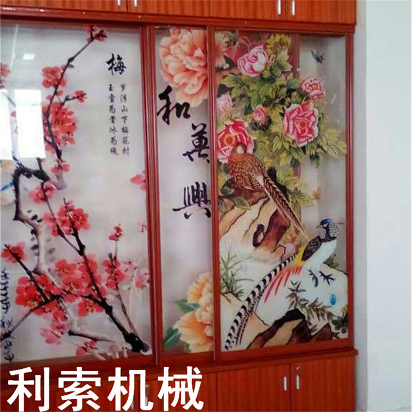 背景墙瓷砖表面自动处理喷砂机