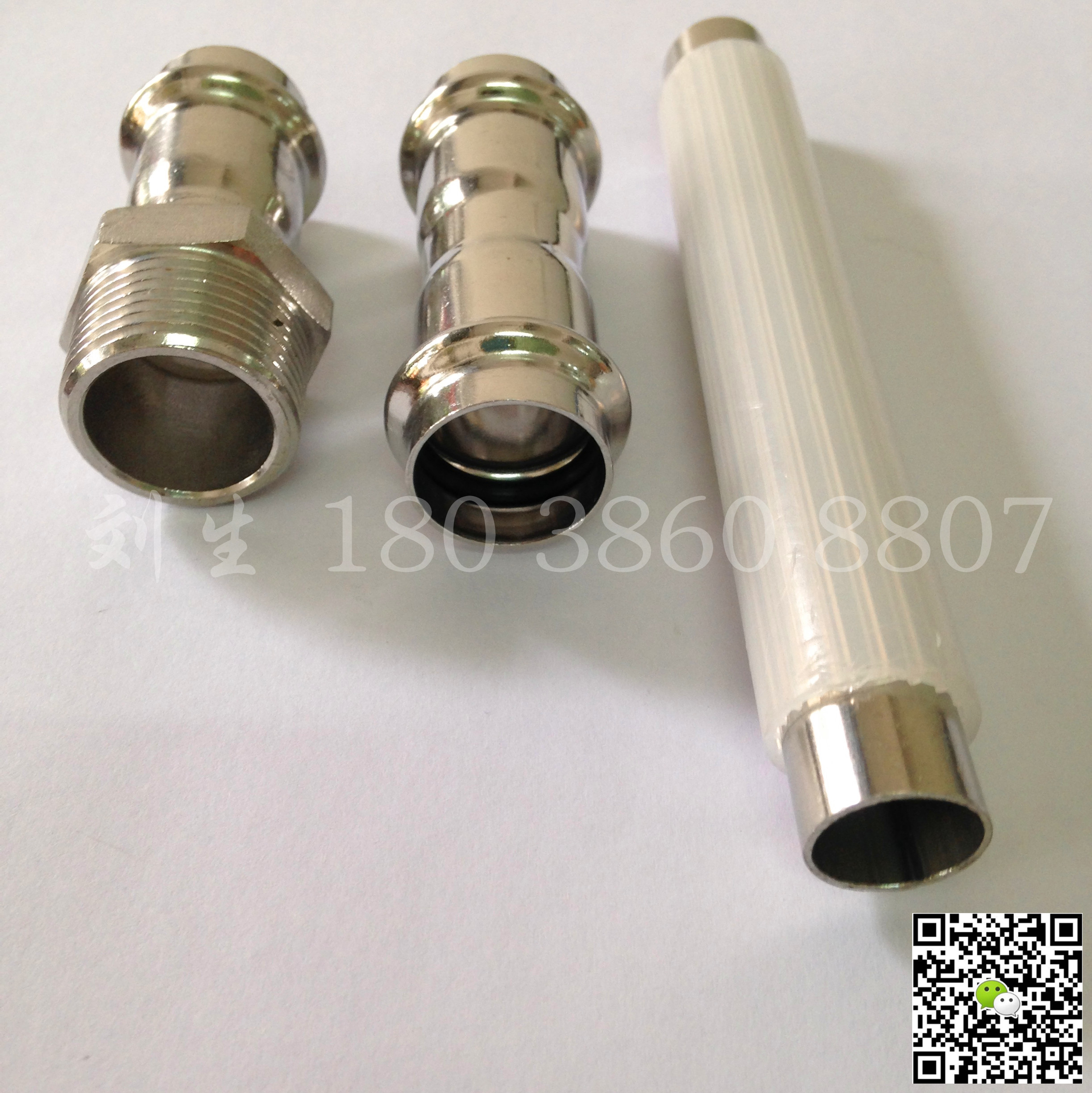 环压式不锈钢薄壁自来水管4分弯头