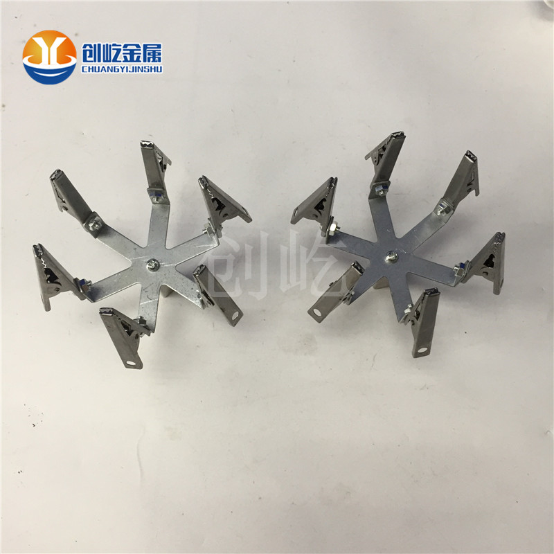 40方管6竖75配55MM夹子 喷油夹具