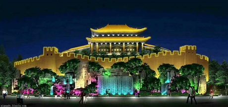 西安景观亮化工程 西安夜景照明设计 西安LED夜景亮化公司