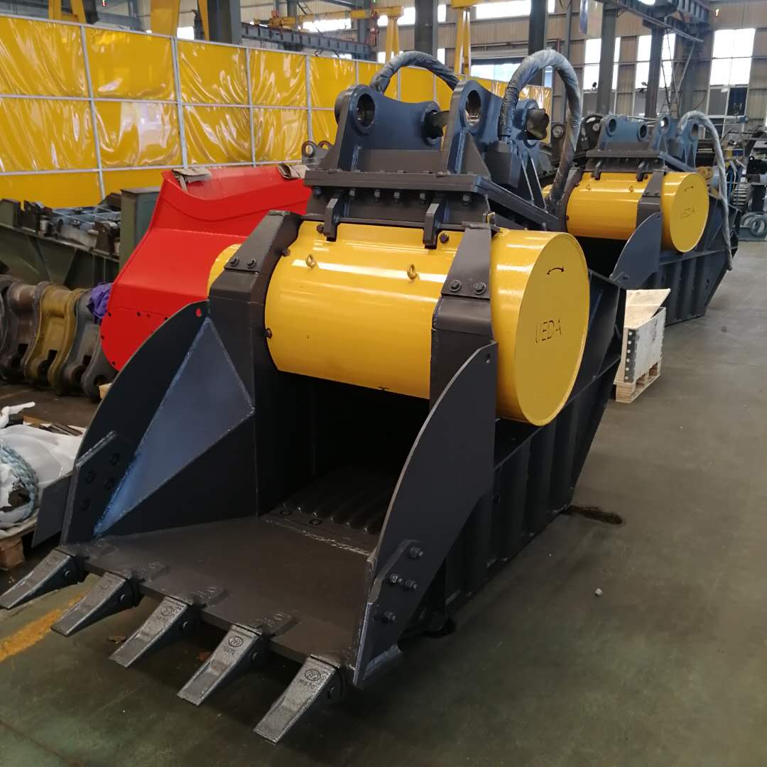建筑垃圾破碎斗-挖掘机液压属具来图定制
