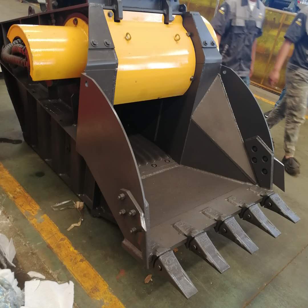 建筑垃圾破碎斗-挖掘机液压属具来图定制