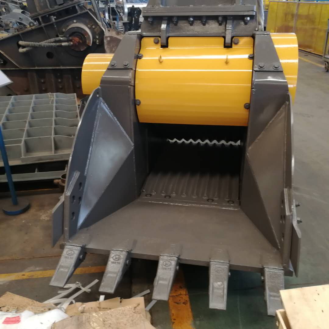 建筑垃圾破碎斗-挖掘机液压属具来图定制