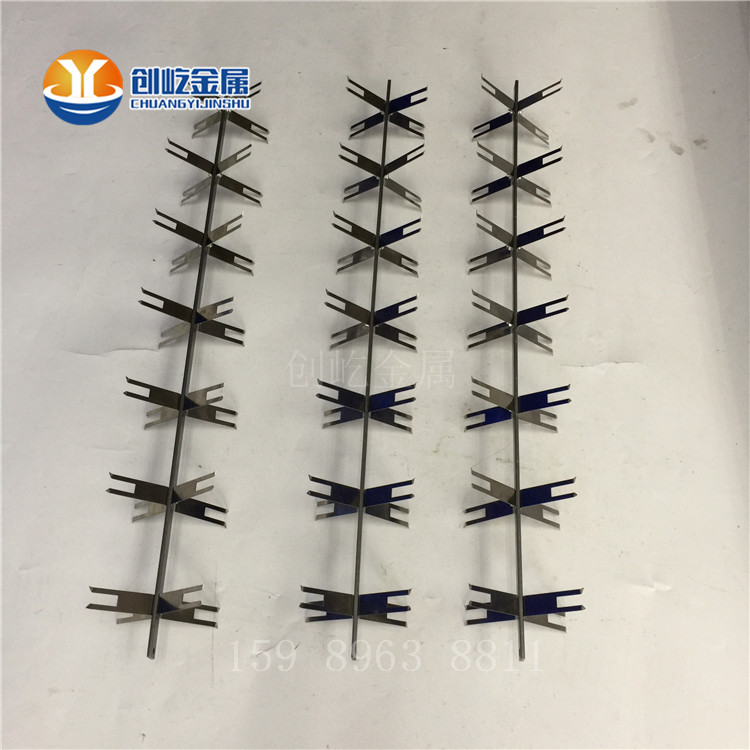 双排挂钩电泳卡槽挂具CY45  喷油夹具