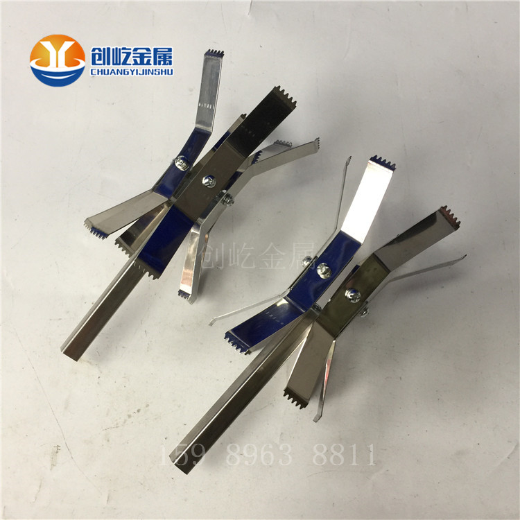 双排挂钩电泳卡槽挂具CY45  喷油夹具