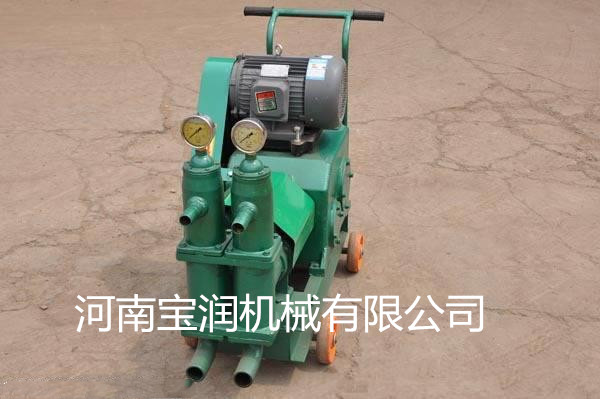 单缸式注浆泵技术参数