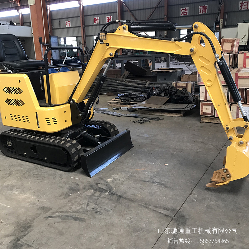 小型挖机 10型橡胶履带挖掘机 农田小挖