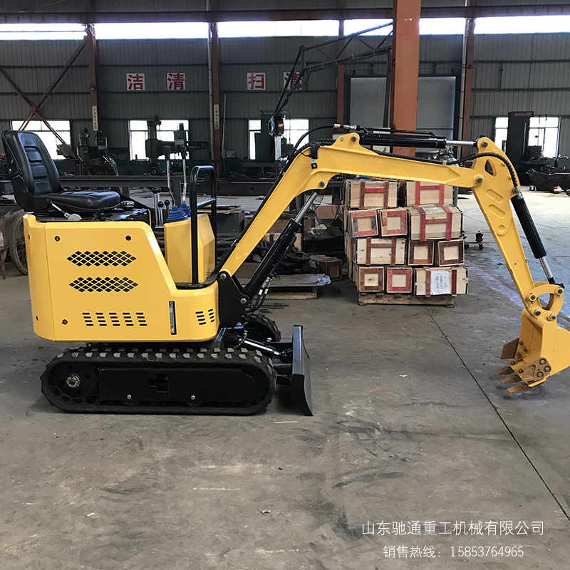 小型挖机 10型橡胶履带挖掘机 农田小挖