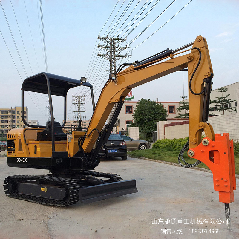 液压小挖机 橡胶履带挖掘机 30型挖掘机